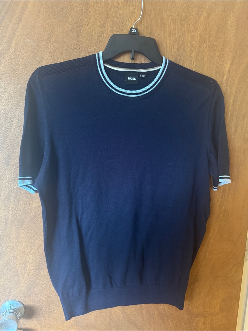 Hugo Boss Men’s Navy Blue Lightweight Top Size: L